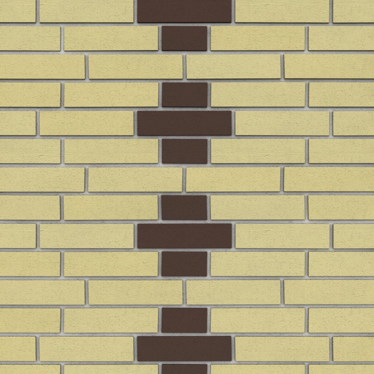 Крестовая кладка и 2х видов цветного кирпича