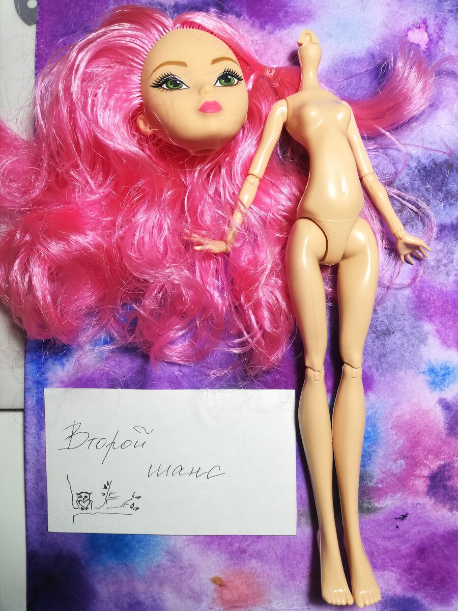 В целом подготовка куклы к ооак прошла как и обычно. 👉