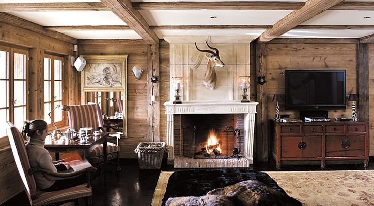 Как оформить интерьер гостиной? «Охотничий» стиль. Яндекс картинки