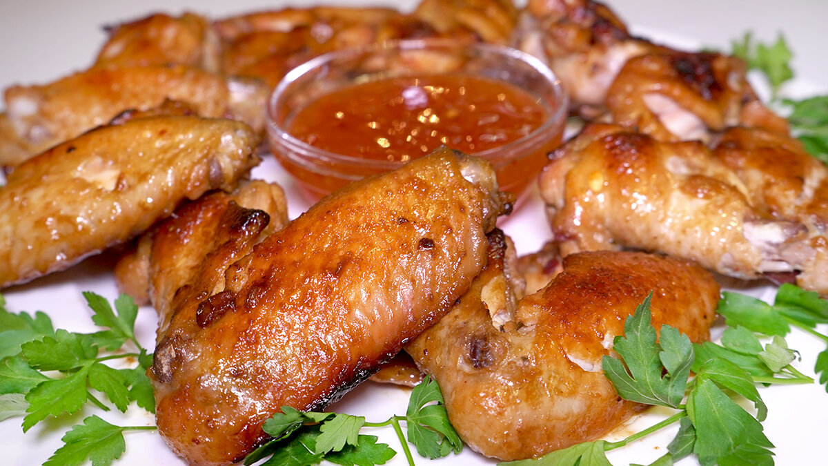 Вкусные крылышки в духовке в интересном маринаде 