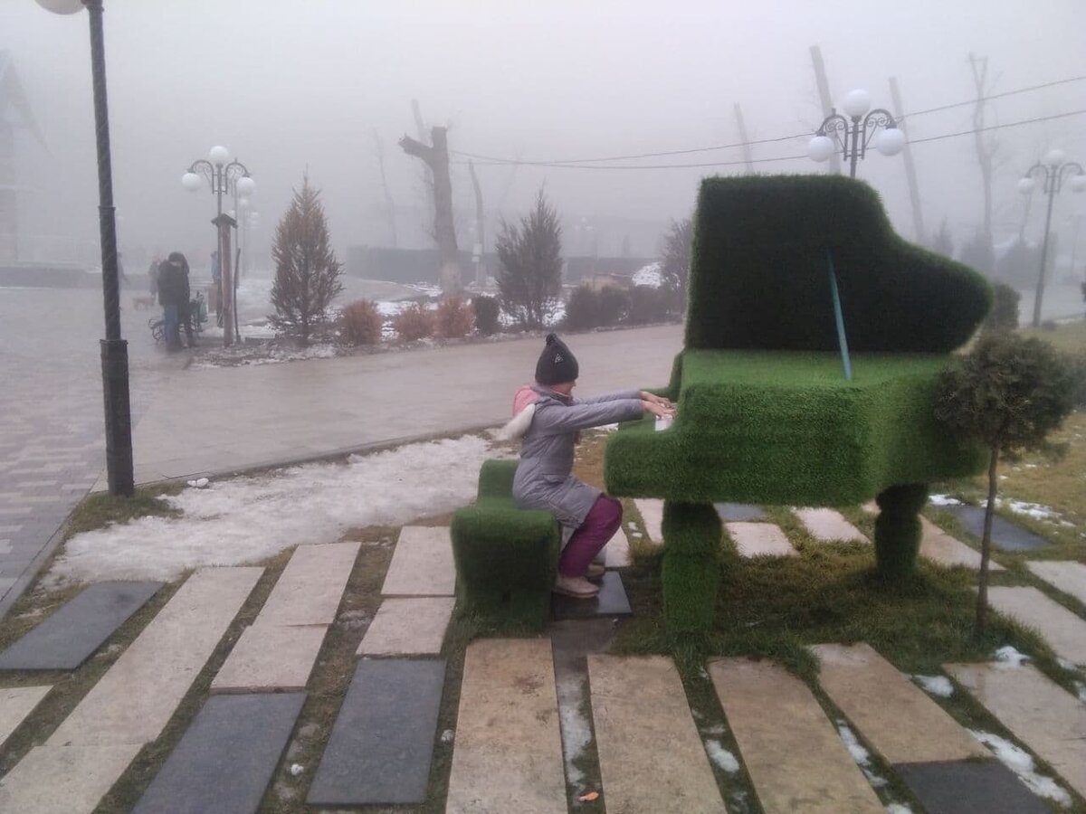 В курортном парке Железноводска