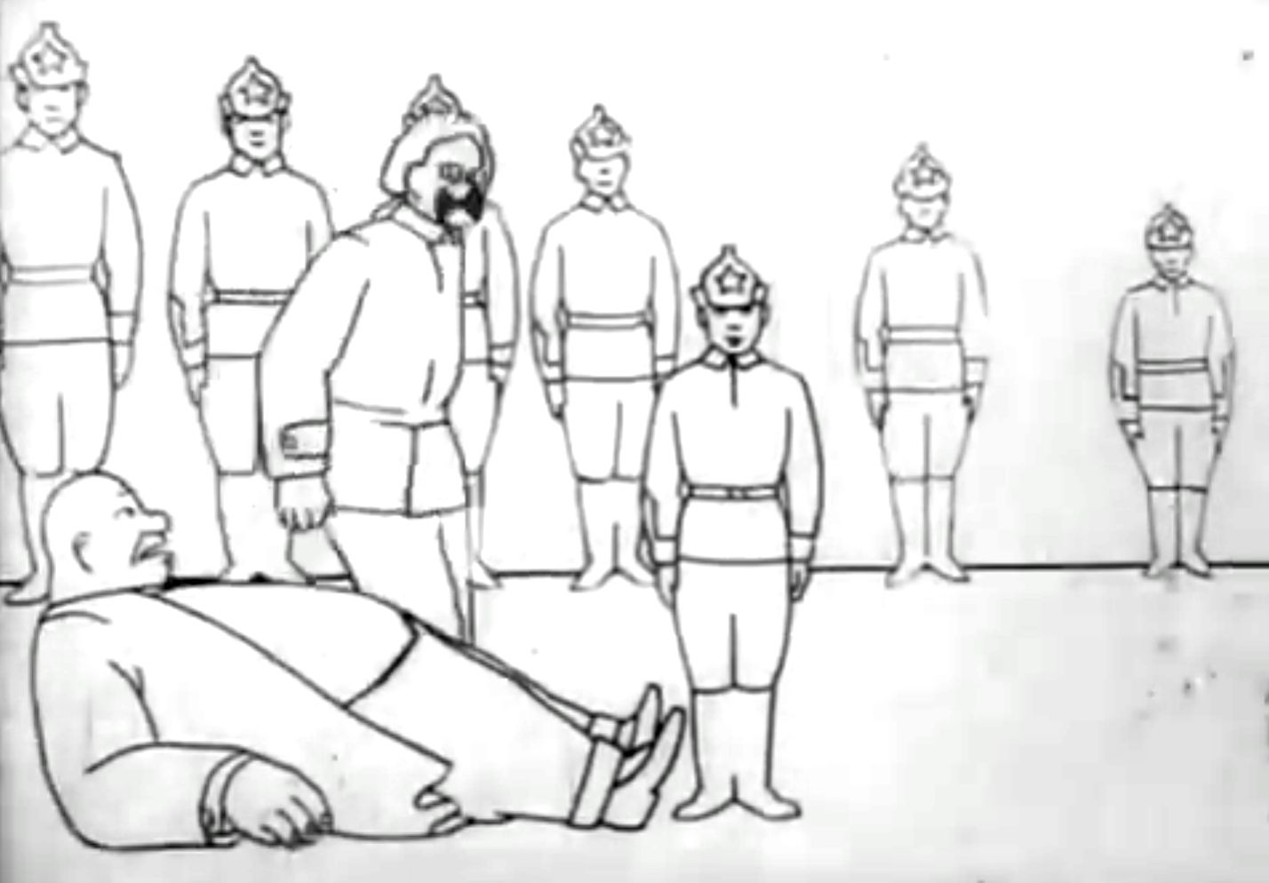 Самый первый советский мультик 1924 года. Полный сюр и кринж9