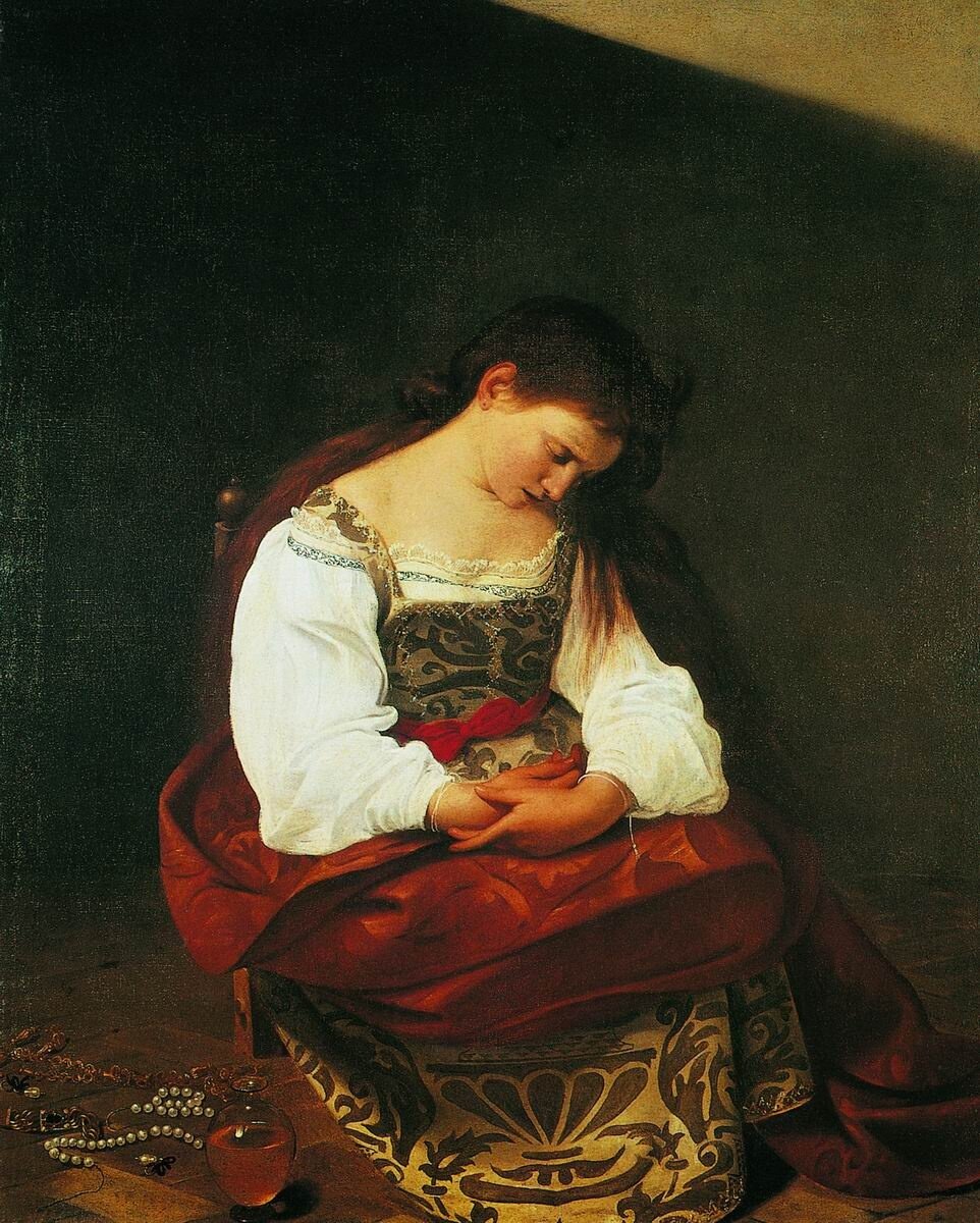 Караваджо. Кающаяся Магдалина.