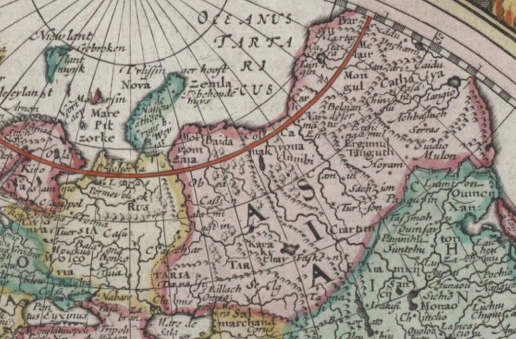 Это карта 1663 года, из Австралийской библиотеки.