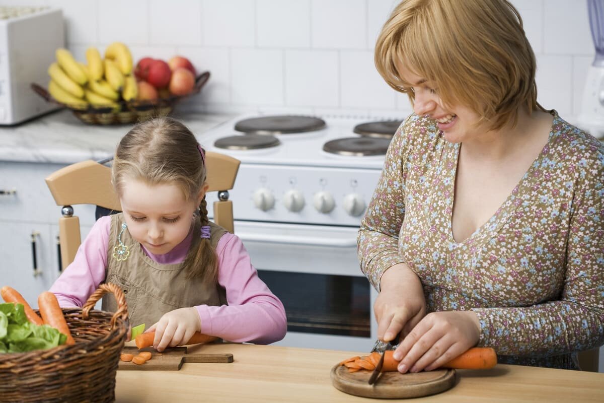 Дети помогают родителям картинки