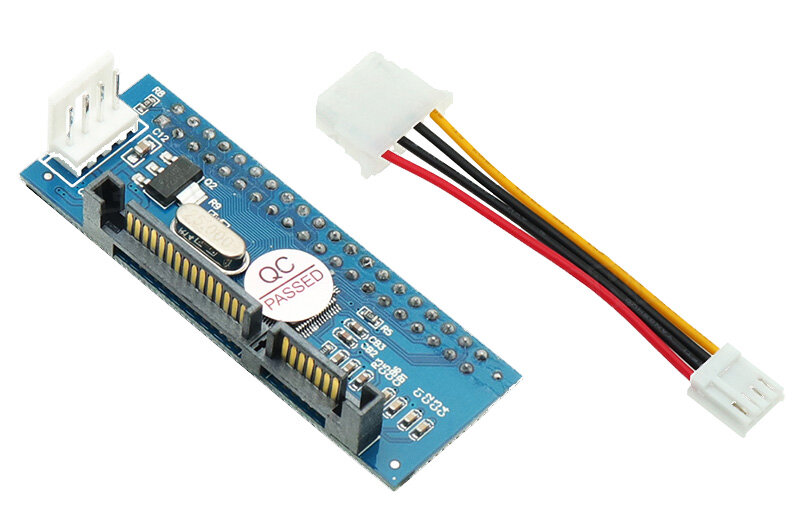 Переходник IDE to SATA и MOLEX кабель питания (фото сзади дальше)