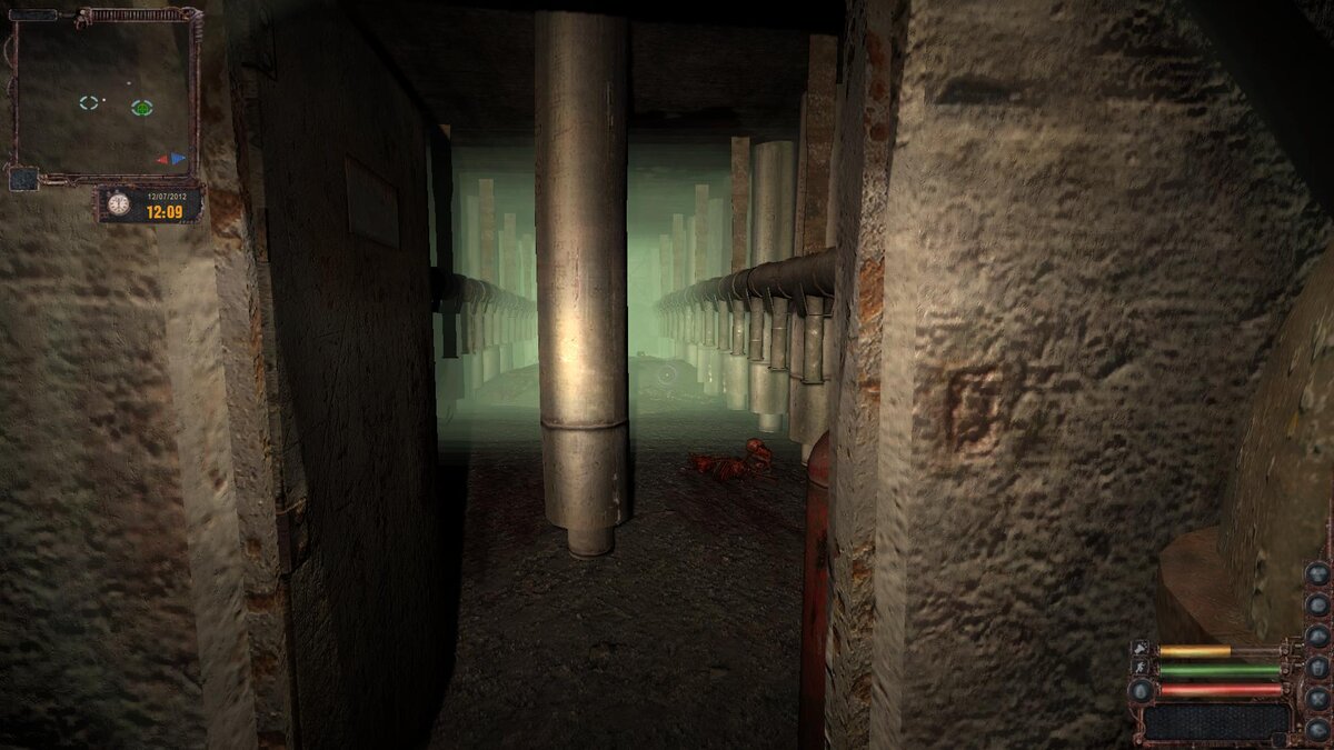 Первая комната встречающая Стрелка на пути в глубь комплекса.