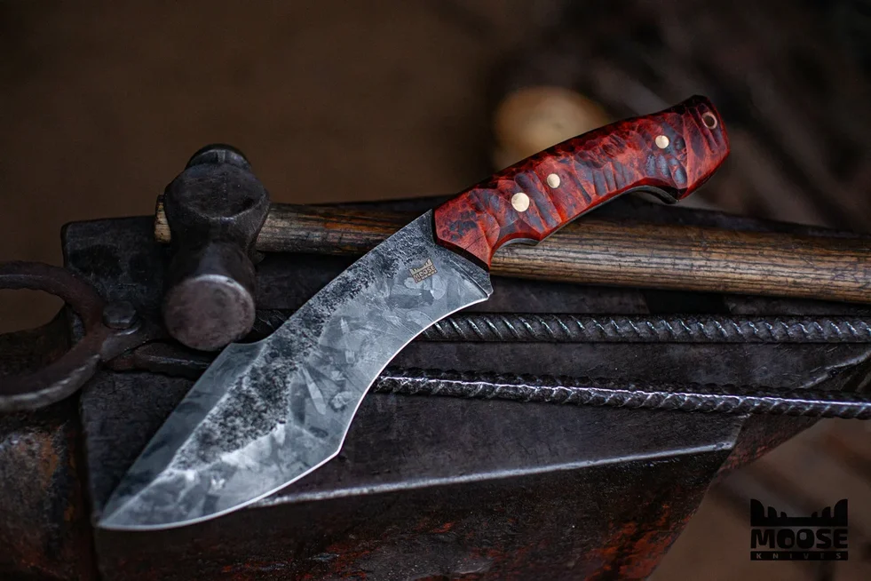Большой нож кукри от мастерской Moose Knives