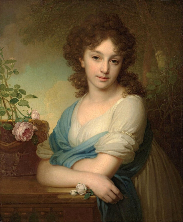 По этому портрету Боровиковского в тесте есть вопрос. Фото ru.wikipedia.org