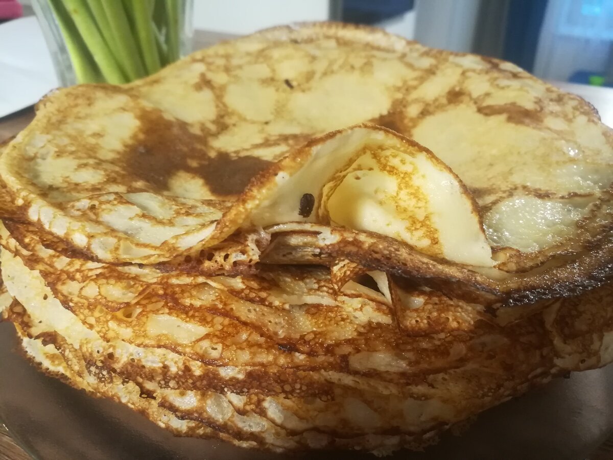 Блины на молоке