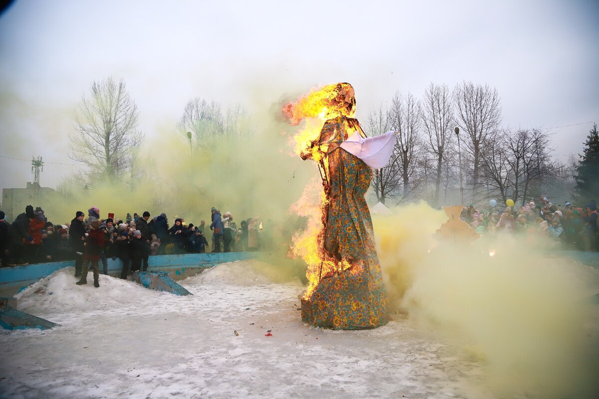 масленица парк победы