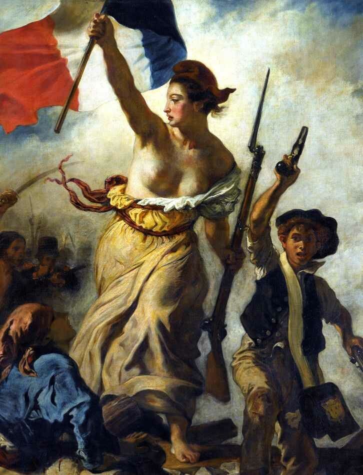 Свобода, ведущая народ, 1830 (худ. Э. Делакруа)