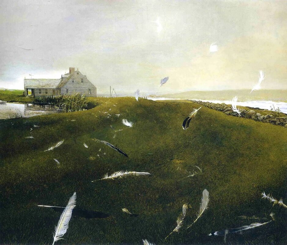 О, ОДИНОЧЕСТВО... ХУДОЖНИК ANDREW NEWELL WYETH / ЭНДРЮ НЬЮЭЛЛ УАЙЕТ (США, 1917-2009)