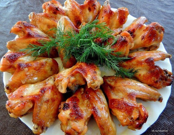 Куриные крылышки в горчичном соусе - оригинальный рецепт с фото