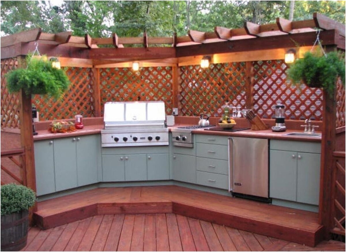 столешница для летней кухни на даче