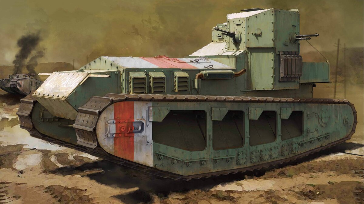 Mark A (https://img4.goodfon.ru/original/1920x1080/c/91/mark-a-whippet-britanskii-liogkii-tank-risunok.jpg)