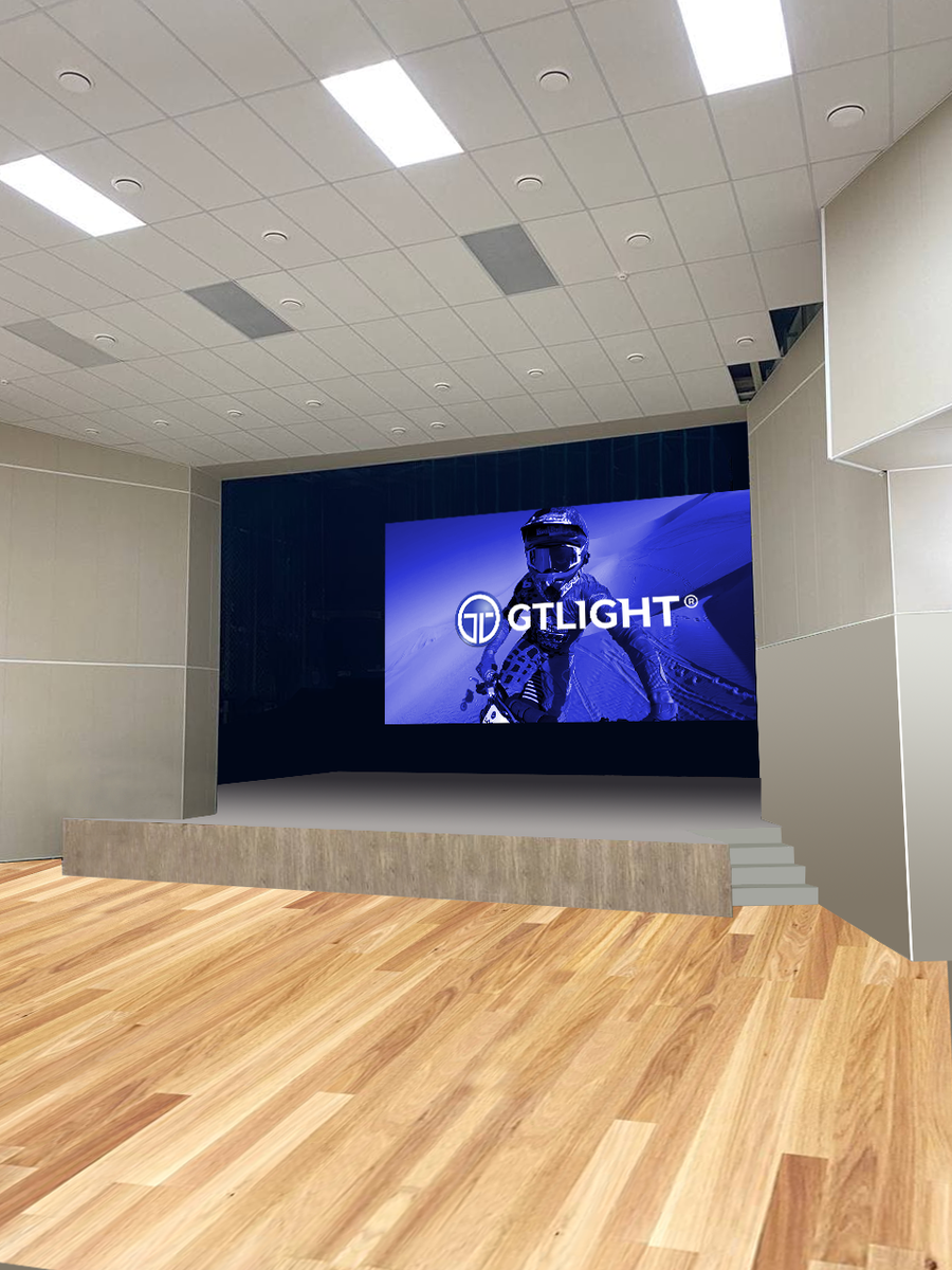 Сценический экран ДжиТи Лайт в ДК пос. Депо