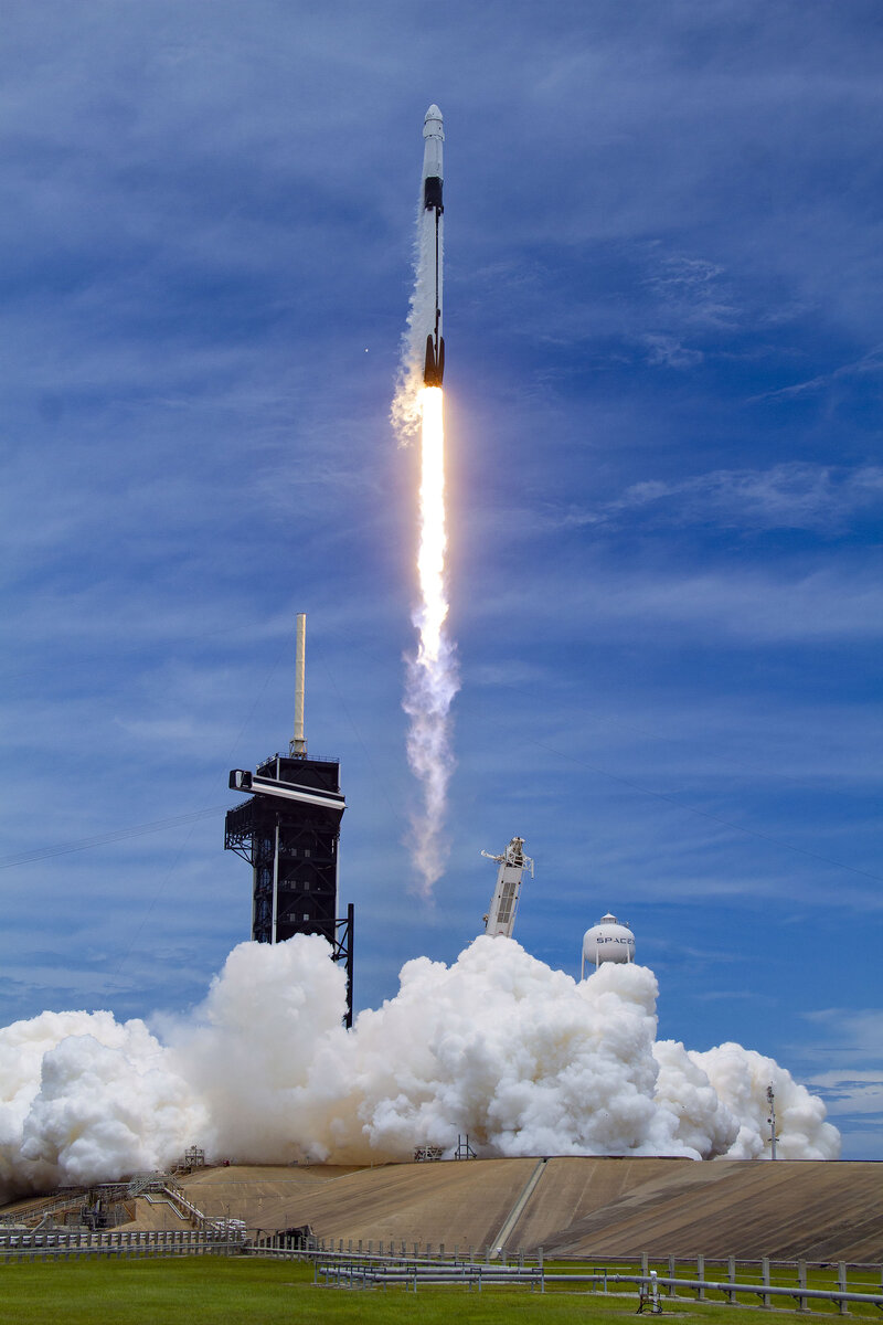  Пуск миссии "CRS-22" 3 июня 2021 года с помощью РН Falcon 9, фото компании SpaceX