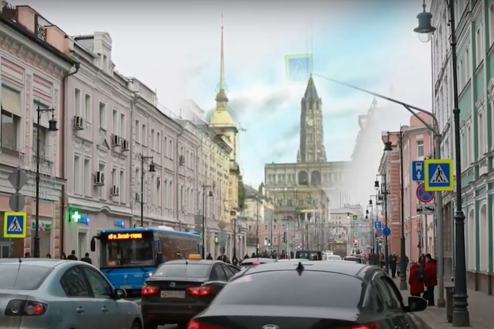 Так сейчас могла бы выглядеть Сретенка, если бы башня осталась цела. Фото: Игорь Давыдов