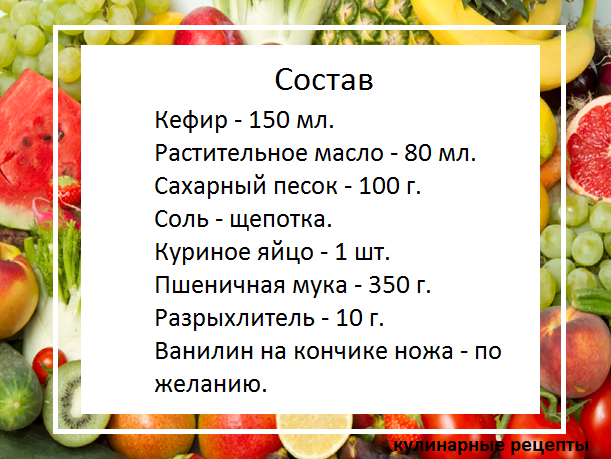 кулинарные рецепты