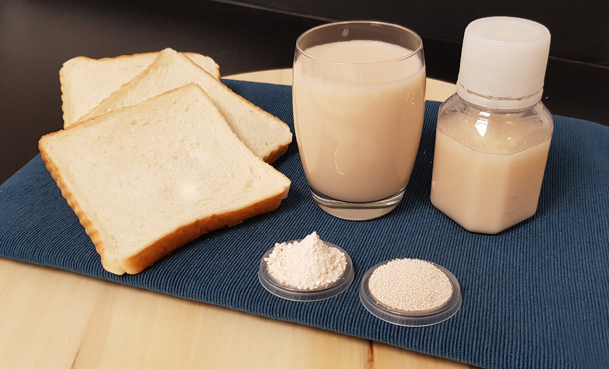 Непроданный хлеб в пробиотические напитки