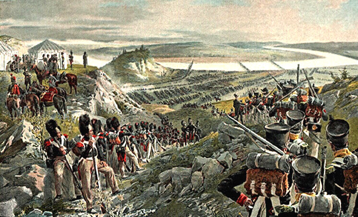 Великая Армия Наполеона переходит пограничную реку Неман 24 июня 1812 года