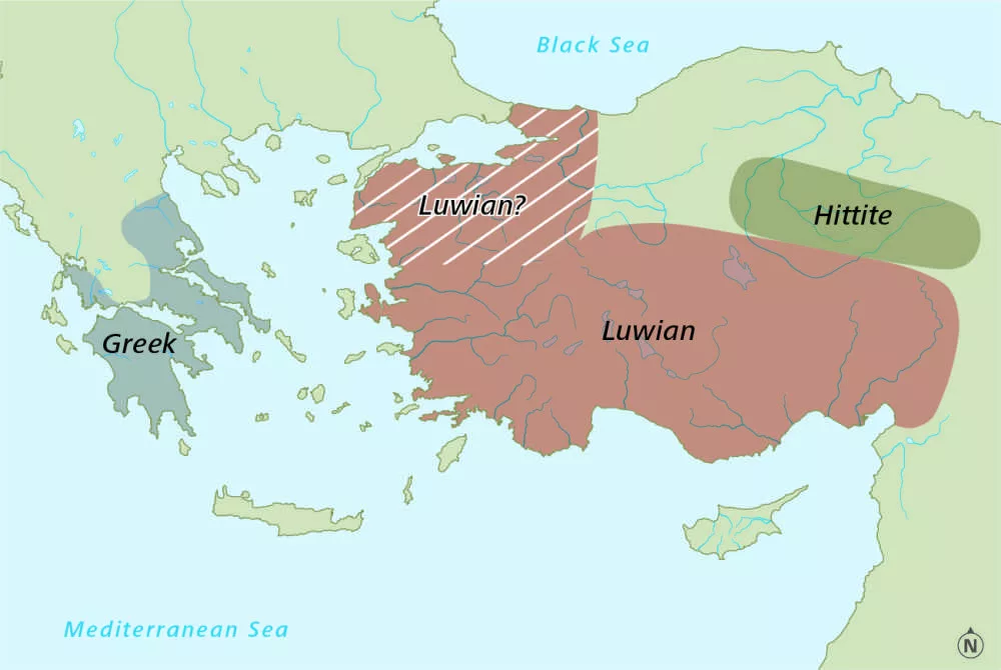 Расселение лувийцев