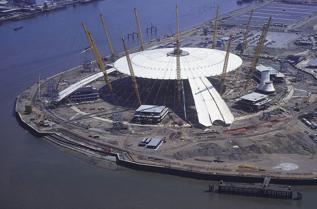 Гигантомания в архитектуре. Millennium Dome. | Архитектура и фейерверки. |  Дзен