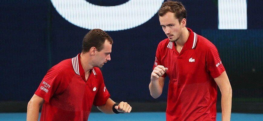 Российские теннисисты Даниил Медведев и Роман Сафиуллин, © Asanka Brendon Ratnayake / REUTERS