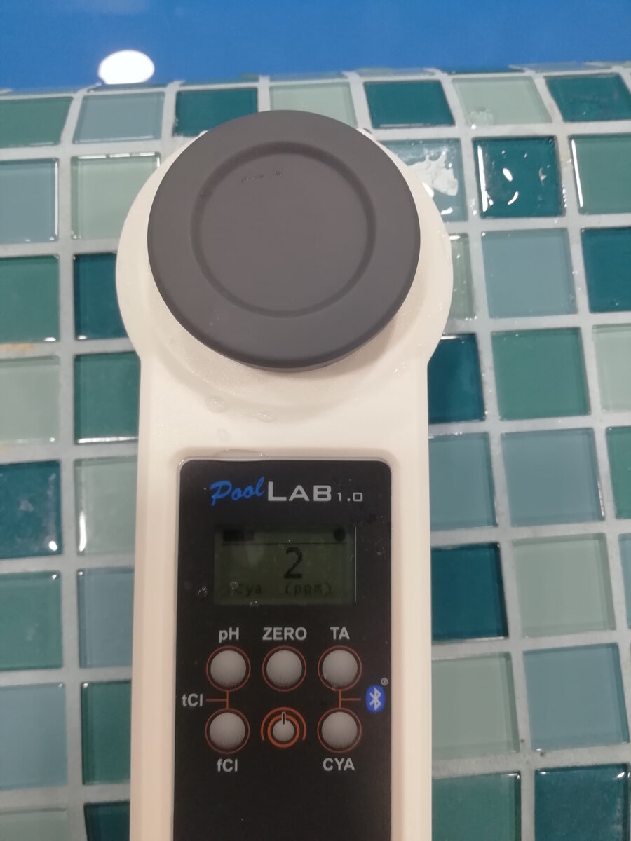 Содержание циануровой кислоты в общественном закрытом бассейне.