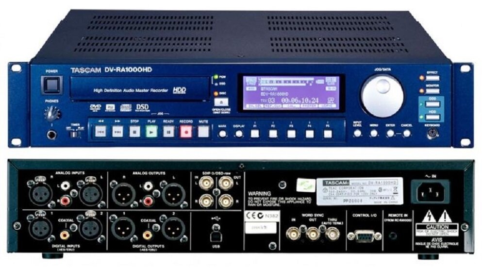 Рекордер  Tascam DV-RA1000