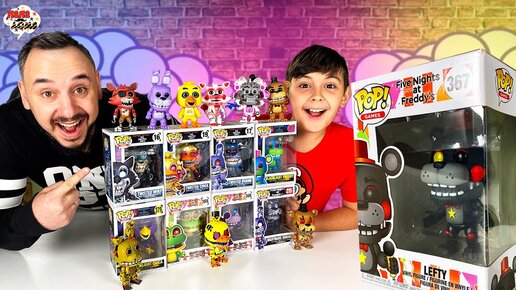 Скачать видео: РАСПАКОВКА ЛЕФТИ ФНАФ FUNKO POP! ПАПА РОБ, ЯРИК И АНИМАТРОНИКИ - ВСЯ КОЛЛЕКЦИЯ FNAF