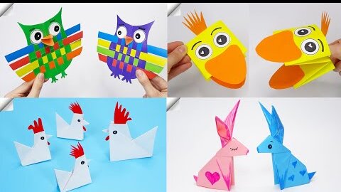 4 Craft ideas Moving PAPER TOYS PAPER TOYS antistress 