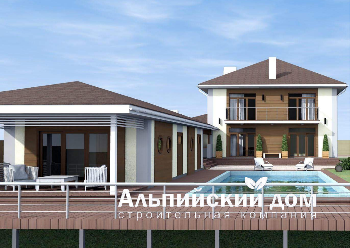 Проект  разработан строительной компанией Альпийский дом