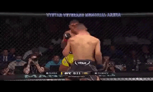 Фрагменты второго раунда Бернс vs Чимаев