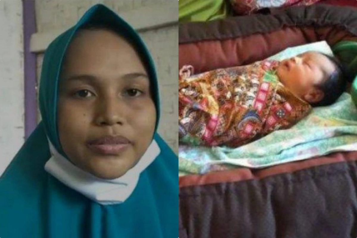 Сити Зайна и её ребёнок, которого "надуло ветром"