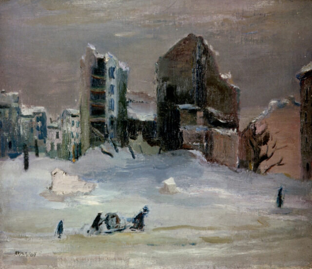    Георгий Траугот, «За водой» (1942). Источник