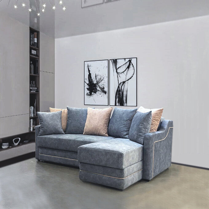МАЛОГАБАРИТНЫЙ УГЛОВОЙ ДИВАН ЙОРК В МАЛЕНЬКУЮ КВАРТИРУ