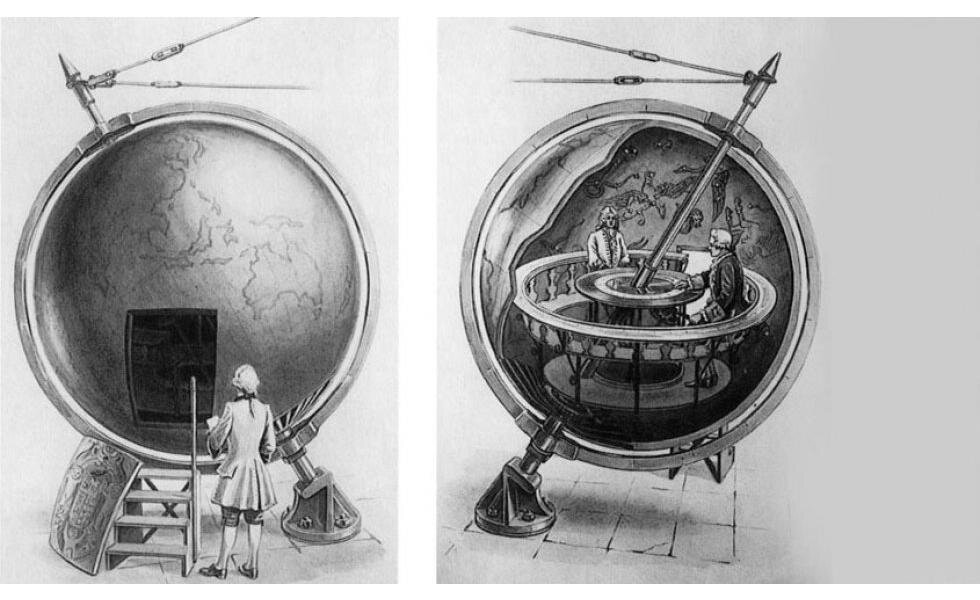 Допотопные полюса готторпский глобус юрий... youtube.com›watch?v=KZb_oDL5hEA
Выпадающее меню

18:06
Готторпский глобус, один из древнейших глобусов, хранит в себе тайны. Главная тайна глобуса это то, что он пережил не одну смену полюсов Земли.
Не найдено: кунсткамера, большой
Тайна Готторпского глобуса - Гиперборея Кто хоть...
ok.ru›zamalchivanie/topic/69857144097642
Выпадающее меню
Сам Готторпский глобус представляет собой полый шар диаметром 3,11 метра и весом 3,5 тонны ... Начиная с XVIII века при изучении Готторпского глобуса некоторые исследователи сталкиваются с труднообъяснимыми для них проблемами. Самой непонятной для них является факт того... Читать ещёСам Готторпский глобус представляет собой полый шар диаметром 3,11 метра и весом 3,5 тонны, выполненный по железному каркасу. Его внутренняя и наружная поверхности расписаны по оклеенному холсту: на наружной - карта Земли, на внутренней - небесные Созвездия. Глобус насажен на неподвижную ось, на которой внутри его были закреплены деревянный стол и скамья на 12 человек. Внутрь глобуса попадали через являющуюся его частью дверцу. ... Начиная с XVIII века при изучении Готторпского глобуса некоторые исследователи сталкиваются с труднообъяснимыми для них проблемами. Самой непонятной для них является факт того, что Россия на карте Готторпского глобуса разделена фактически надвое. Скрыть
Глобус Готторфа - Википедия
(Перенаправление с Глобуса Готторпа). Перейти к навигации Перейти к поиску. Глобус Готторфа. ... На глобусе изображена карта земной поверхности снаружи и карта звездных созвездий с астрологическими и мифологическими символами...
Переведено с английского
Globe of Gottorf - Wikipedia
en.wikipedia.org›wiki/Globe_of_Gottorp
Выпадающее меню
Выставка Большой академический (Готторпский) глобус...
kudago.com›Выставки›Экспозиция «Большой академический (Готторпский) глобус»
Выпадающее меню
Большой академический (Готторпский) глобус. А. Буш по проекту А. Олеария. ... Немного позже, во время Северной войны, глобус диаметром в 3,1 метра был подарен российскому царю Петру І. И уже с 1717 года Кунсткамера Академии наук в Санкт-Петербурге стала обладателем уникального экспоната. Читать ещёБольшой академический (Готторпский) глобус. А. Буш по проекту А. Олеария. Фото: kunstkamera.ru. Дверца Готторпского глобуса с изображением герба Готторп-Голштинских герцогов. 1654-1664 гг. Фото: kunstkamera.ru. ... Немного позже, во время Северной войны, глобус диаметром в 3,1 метра был подарен российскому царю Петру І. И уже с 1717 года Кунсткамера Академии наук в Санкт-Петербурге стала обладателем уникального экспоната. К сожалению, в середине XVIII века в результате пожара большая часть глобуса была повреждена. Остались лишь каркас и некоторые детали из металла, а также дверца, на которой был изображен герб Горштинского герцогства. Скрыть
Экскурсия в Кунсткамеру – Готторпский глобус...
excurspb.ru›Интерьерные экскурсии›Музеи
Выпадающее меню
Первая Астрономическая Обсерватория и Большой Готторпский глобус (Кунсткамера). ... Один из самых известных экспонатов Кунсткамеры – Готторпский глобус, подаренный Петру I голштинским герцогом Карлом Фридрихом. Читать ещёПервая Астрономическая Обсерватория и Большой Готторпский глобус (Кунсткамера). знатокам города. музеи. ... Один из самых известных экспонатов Кунсткамеры – Готторпский глобус, подаренный Петру I голштинским герцогом Карлом Фридрихом. Этот глобус также является одним из первых планетариев в мире, на его внешней части можно увидеть карту земли, внутренняя поверхность же расписана картой звездного неба. На тематической экскурсии вы не только узнаете историю Готторпского глобуса, но и увидите другие виды научного инструментария, а также проследите историю развития российской науки. Скрыть
Готторпский глобус | это... Что такое Готторпский...
dic.academic.ru›ВикипедияЗАО "ИГРИСТЫЕ ВИНА", проверка по ИНН 7830001010 audit-it.ru›Досье контрагента›…_zao-igristye-vina
Закрытое акционерное общество "Игристые вина". ИНН. 7830001010. ... г. Санкт-Петербург, наб. Свердловская aдрес. Возраст. 30 лет (для сравнения: в среднем по отрасли – 12 лет). ... Место нахождения: 195027, г. Санкт-Петербург, наб. Свердловская, д. 34. Вид деятельности: Производство вина из винограда (код по ОКВЭД 11.02). Читать ещёЗакрытое акционерное общество "Игристые вина". ИНН. 7830001010. Находится. г. Санкт-Петербург, наб. Свердловская aдрес. Возраст. 30 лет (для сравнения: в среднем по отрасли – 12 лет). Деятельность. Производство вина из винограда. Масштаб деятельности. (огромный). Выручка. 5,6 млрд руб. за 2021 год (+71,1%). Численность работников. 203 чел. ... Место нахождения: 195027, г. Санкт-Петербург, наб. Свердловская, д. 34. Вид деятельности: Производство вина из винограда (код по ОКВЭД 11.02). Статус организации: коммерческая, действующая. Организационно-правовая форма: Непубличные акционерные общества (код 12267 по ОКОПФ). Регистрация в Российской Федерации. Скрыть
Меню
Отзывы о продуктах питания компании Игристые вина
ratings.7ya.ru›food/company/Igristye-vina/
Отзывы о компании Игристые вина в рейтинге продуктов питания на 7я.ру. ... Рейтинг торговых марок Рейтинг производителей. ... Завод "Игристые вина" - одно из старейших действующих предприятий Санкт-Петербурга, был основан 28 ноября 1876 года. ... Сегодня ЗАО "Игристые вина" - одно из крупнейших винодельческих предприятий России. Читать ещёОтзывы о компании Игристые вина в рейтинге продуктов питания на 7я.ру. ... Рейтинг торговых марок Рейтинг производителей. Поиск. в продуктах в отзывах. Добавить отзыв. ... Завод "Игристые вина" - одно из старейших действующих предприятий Санкт-Петербурга, был основан 28 ноября 1876 года. Показать больше информации ↓. Изначально завод назывался - Акционерное общество "Славянский пивомедоваренный завод" и производил пиво, мед и портер, а в 1885 году завод был переименован в АО "Новая Бавария". Сегодня ЗАО "Игристые вина" - одно из крупнейших винодельческих предприятий России. В 2006 году в расширение производственного комплекса предприятия было инвестировано более 9 млн. евро. Скрыть
Меню
Завод Игристые вина 195027, Санкт-Петербург...
cpion.ru›sankt-peterburg/company.php?…275077&city…
Алкогольные напитки Завод Игристые вина находится по адресу 195027, Санкт-Петербург, Свердловская наб., 34 в городе Санкт-Петербург . Связаться с организацией вы можете по телефону: +78123350404. Читать ещёАлкогольные напитки Завод Игристые вина находится по адресу 195027, Санкт-Петербург, Свердловская наб., 34 в городе Санкт-Петербург . Связаться с организацией вы можете по телефону: +78123350404. График работы - пн-пт 09:00-17:30. ... Организация Завод Игристые вина находится по адресу 195027, Санкт-Петербург, Свердловская наб., 34 в городе Санкт-Петербург . Компания ведёт свою деятельность в сфере Алкогольные напитки, доступную в нашем каталоге организаций. Для удобства вы можете посмотреть расположение Завод Игристые вина на карте и проложить маршрут. Связаться с организацией вы можете по телефону: +78123350404. График работы пн-пт 09:00-17:30. Скрыть
Меню
IT-ресторан «Игристые» в Санкт-Петербурге
kudago.com›Рестораны и кафе›IT-ресторан «Игристые»
В IT-ресторане «Игристые», расположенном у Сенной площади, объединились вкусная кухня и современные технологии. ... Отзывы о IT-ресторане «Игристые». ... Бар «Сыр, вино & more» 18+. Самое сырное место в городе. ... Народное караоке, диджей-сеты, танцы на барных стойках — всё это в сердце Петербурга! На трёх этажах... Читать ещё
Выпадающее меню
Большой Готторпский глобус в экспозиции Кунсткамеры. ... Большой Готторпский (академический) глобус-планетарий — первый и некогда самый большой в мире глобус-планетарий, диаметром 3,1 метра; памятник науки и техники I категории [1]. Содержание. 1 История. 2 Создатели... Читать ещёБольшой Готторпский глобус в экспозиции Кунсткамеры. Большой Готторпский (академический) глобус планетарий первый и некогда самый большой в мире глобус. ... Большой Готторпский (академический) глобус-планетарий — первый и некогда самый большой в мире глобус-планетарий, диаметром 3,1 метра; памятник науки и техники I категории [1]. Содержание. 1 История. 2 Создатели глобуса. 3 Литература. 4 См. также. 5 Примечания. История. Работа по созданию большого Глобуса-планетария началась по распоряжению Готторпского герцога Фридриха III в 1651 г. Автор проекта — Адам Олеарий (1599—1671). В 1651—1652 гг. в г. Хестеберге были изготовлены детали каркаса и несущие конструкции глобуса. Скрыть
Кунсткамера: необычные экспонаты, фотографии...
culture.ru›materials/78977/sem-neobyknovennykh-…
Выпадающее меню
Кунсткамера: необычные экспонаты, фотографии, история коллекции. Петербургская Кунсткамера была основана в 1714 году. Петр Великий создал ее как собрание диковин и научных курьезов, а его наследники продолжили пополнять. Читать ещёКунсткамера: необычные экспонаты, фотографии, история коллекции. Петербургская Кунсткамера была основана в 1714 году. Петр Великий создал ее как собрание диковин и научных курьезов, а его наследники продолжили пополнять. В ХХ веке, превратившись в музей Академии наук, она стала еще интересней. Удивительные экспонатов из ее коллекции. ... Петербургская Кунсткамера (сегодня Музей антропологии и этнографии им. Петра Великого РАН) основана в 1714 году. Петр Великий создал ее как собрание диковин и научных курьезов, а его наследники продолжили пополнять коллекцию. «Культура.РФ» рассказывает о семи удивительных экспонатах из собрания Кунсткамеры. Кунсткамера, Санкт-Петербург. Скрыть
Готторпский глобус. Загадка? - Взор — КОНТ
cont.ws›@efiere/229960
Выпадающее меню
"Завершена реставрация Готторпского глобуса - самого первого экспоната петербургской Кунсткамеры, подаренного Петру Первому в 1713 году. Глобус был изготовлен голштинским мастером Андреем Бушем в 1644 | Готторпский глобус. Читать ещё"Завершена реставрация Готторпского глобуса - самого первого экспоната петербургской Кунсткамеры, подаренного Петру Первому в 1713 году. Глобус был изготовлен голштинским мастером Андреем Бушем в 1644 | Готторпский глобус. Загадка? |Автор Взор. Больше статей автора читать на сайте. ... Взор Мой новый блог на КОНТе https://cont.ws/@metafor. 22 марта 2016 г. 18:32 95 10694. "Завершена реставрация Готторпского глобуса - самого первого экспоната петербургской Кунсткамеры, подаренного Петру Первому в 1713 году. Глобус был изготовлен голштинским мастером Андреем Бушем в 1644 году по заказу герцога Голштинского Фридриха III. Скрыть
Кунсткамера. Большой Готторпский глобус. 23.01. — ВКонтакте
vk.com›kunstkameraglobus
Выпадающее меню
Подписчиков10О себе23 января 22 г. Кунсткамера. Большой Готторпский глобус. (Только для пенсионеров и школьников) Здание...Читать ещёПодписчиков10О себе23 января 22 г. Кунсткамера. Большой Готторпский глобус. (Только для пенсионеров и школьников) Здание Кунсткамеры объединило в единый комплекс библиотеку, коллекции...Скрыть
"Глобусная палатка" . Готторпский глобус, Архитектор...
citywalls.ru›house27740.html
Выпадающее меню
Большой Готторпский глобус-планетарий интересен не только тем, что был одним из первых в мире планетариев, но и своими размерами, конструкцией, и своей историей. Глобус был сооружен в 1651-1664 гг. в Готторпском замке в герцогстве Шлезвиг-Гольштейн по заказу герцога Фридриха III... Читать ещё
