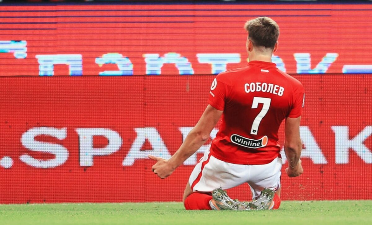    Гол Александра Соболева не принес победы "Спартаку". Фото: телеграм-канал "Спартака"