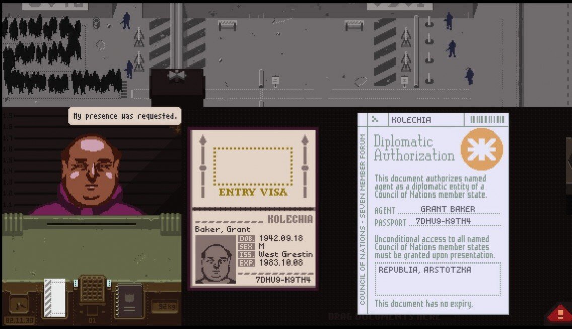 Международная пресс карта papers please