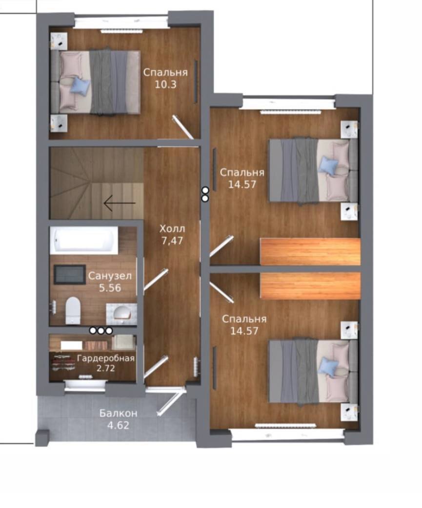 план 2 этажа