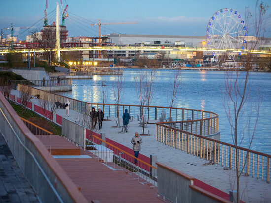     Красногорск, набережная Москвы-реки в микрорайоне Павшинская пойма. Фото: minblag.mosreg.ru