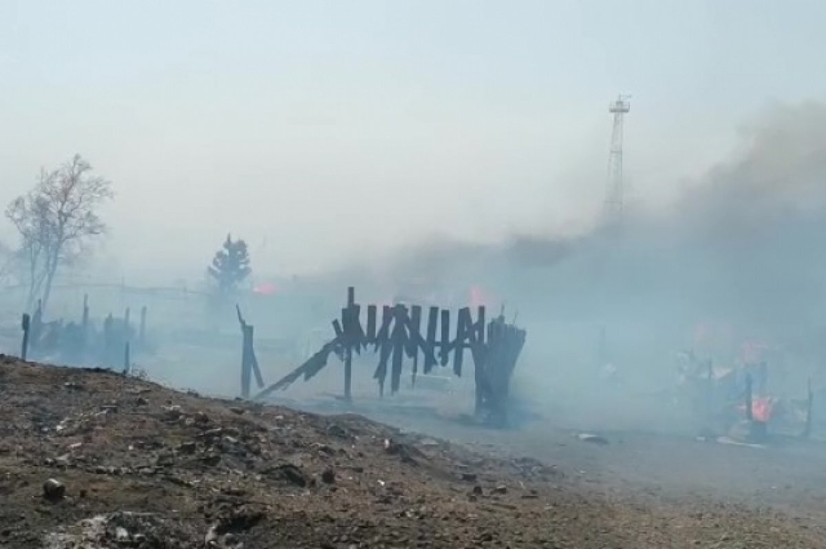    Уголовное дело возбуждено из-за возгорания жилых домов в Борзе