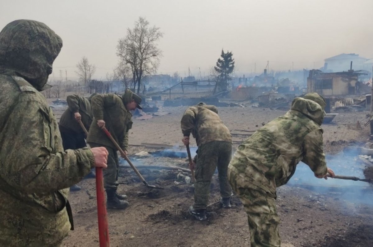    Пожар в Борзе локализовали