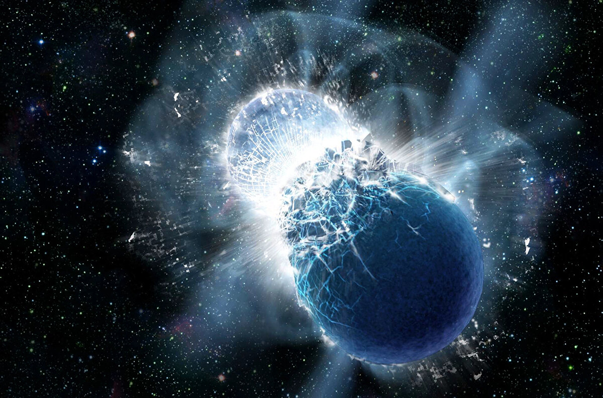 При столкновении звезд может образоваться черная дыра.