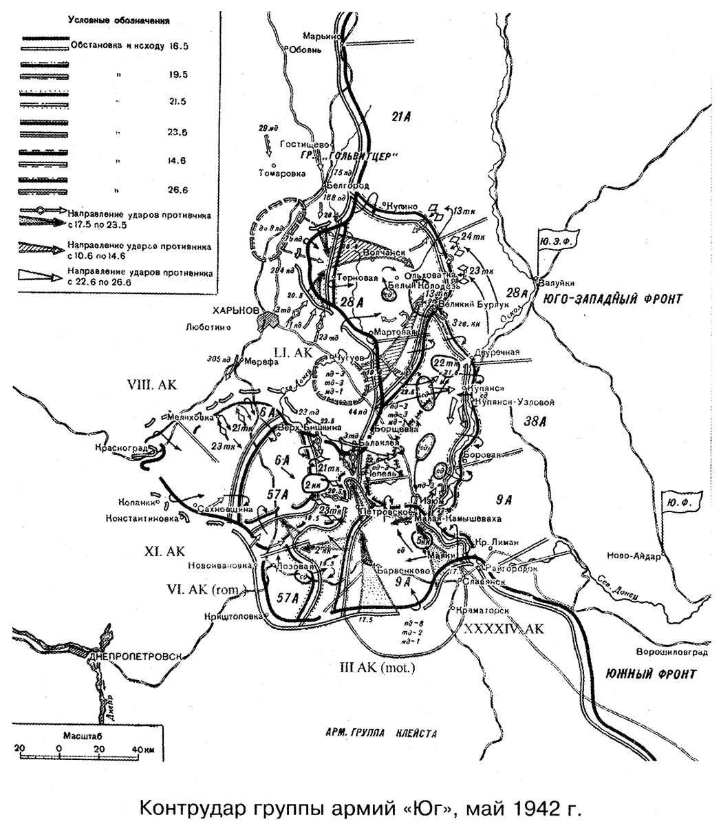 Немецкое контрнаступление под Харьковом в мае-июне 1942 года