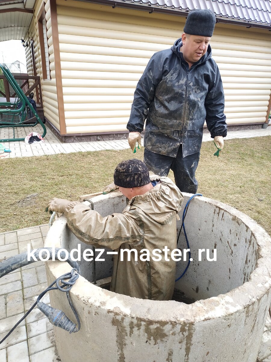 Чистка колодца Домодедовский район.