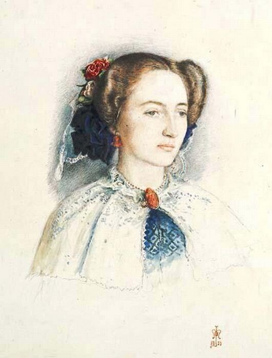 Джон Эверетт Милле, портрет Эффи Грей, 1851 г.