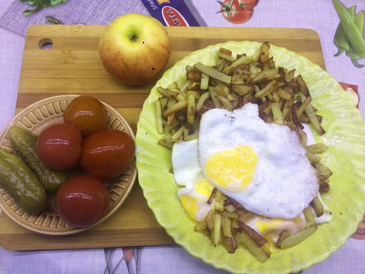 Скромный, но вкусный и сытный ужин 